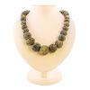 Black Amber Ball Beaded Necklace The Meteor, image 