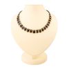 Amber Flat Beaded Necklace The Cleopatra, image 