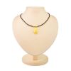 Boho Chic Style Natural Amber Pendant, Length: 42, image 