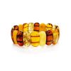 Multicolor Amber Stretch Bracelet, image 