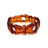 Cognac Amber Stretch Bracelet The Butterfly, image 