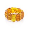 Raw Amber Stretch Bracelet The Volcano, image 