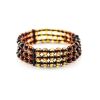 Faceted Amber Beaded Bracelet The Prague, image 