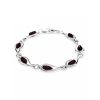 Cherry Amber Silver Bracelet The Fiori, image 