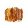 Cognac Amber Elastic Bracelet The Volcano, image 