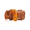 Statement Amber Flat Beaded Bracelet The Volcano, image 