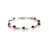 Cute Link Amber Bracelet In Sterling Silver The Leia, image 