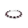 Amber Silver Link Bracelet The Lisbon, image 