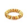Unpolished Hummer Cut Amber Bracelet, image 