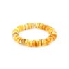 Raw Amber Elastic Beaded Bracelet, image 