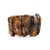 Black Amber Flat Beaded Bracelet The Volcano, image 