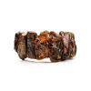 Raw Amber Flat Beaded Bracelet The Volcano, image 