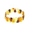 Multicolor Amber Flat Beaded Bracelet, image 