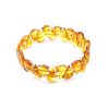 Luminous Amber Flat Beaded Bracelet, image 