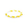 Silver Amber Link Bracelet, image 