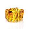 High Polished Cognac Amber Stretch Bracelet The Volcano, image 