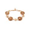The Tree Of Life Bracelet Made in Amber And Gold-Plated Silver, image 