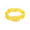 Bright Lemon Amber Bangle Bracelet, image 