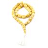 Islamic 33 Barrel Cut Amber Prayer Beads, image 