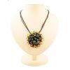 Dark Amber Necklace The Chrysanthemum, image 