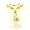 Lemon And Honey Amber Necklace The Chrysanthemum, image 