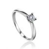 Bold Diamond Ring In White Gold, Ring Size: 7 / 17.5, image 
