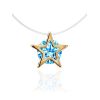 Invisible Necklace With star Shaped Pendant The Aurora, Length: 40, image 