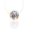 Invisible Necklace With Synthetic Opal In Gold The Aurora, Length: 40, image 