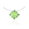 Invisible Necklace With Crystal Pendant The Aurora, image 