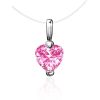 Heart Pendant Invisible Necklace The Aurora, image 