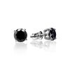 Bold Black Crystal Studs The Aurora, image 