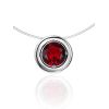Red Crystal Invisible Necklace The Aurora, image 