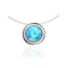 Invisible Necklace With Crystal Pendant The Aurora, image 