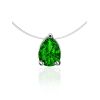 Green Crystal Invisible Necklace The Aurora, image 