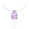 Invisible Necklace With Teardrop Pendant The Aurora, image 