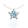 Invisible Necklace With Star Shaped Pendant The Aurora, image 