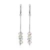 Crystal Dangle Earrings In Sterling Silver The Fame, image 