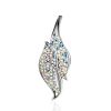 Silver Pendant With Chameleon Colored Crystals The Eclat, image 