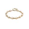 Gold-Plated Link Bracelet With Cultured Pearl The Serene, image 