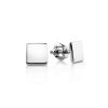 Minimalistic Square Silver Studs The Aurora, image 