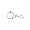 Round Silver Studs The Astro, image 