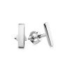 Geometric Silver Studs The Aurora, image 
