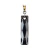 Black Crystal Bar Pendant The Fame, image 