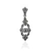 Sterling Silver Pendant With Bright Marcasites The Lace, image 