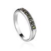 Laconic Sterling Silver Ring With Marcasites The Lace, Ring Size: 6 / 16.5, image 