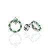 Two Toned Crystal Studs In Sterling Silver The Aurora, image 