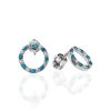 Blue And White Crystal Studs The Aurora, image 