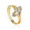 Stackable Diamond Ring In Gold, Ring Size: 8.5 / 18.5, image 