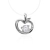 Invisible Necklace With Silver Pendant The Aurora, image 