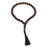 33 Black Amber Islamic Prayer Beads With Tassel, image 